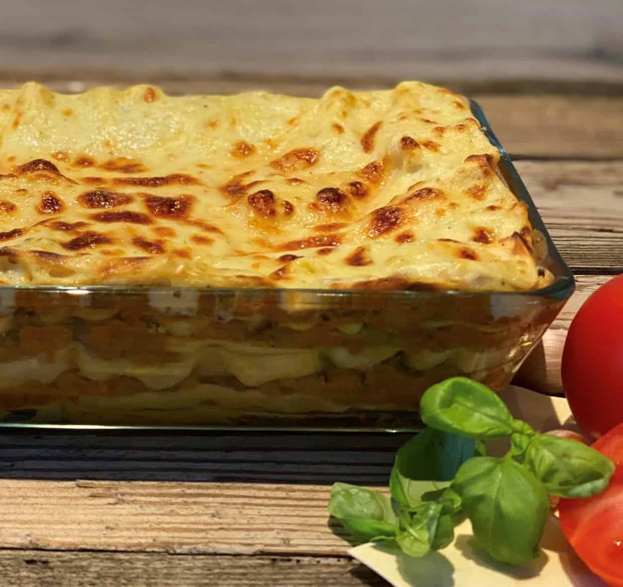 vegetarische Lasagne mit Linsen - Vegi-World