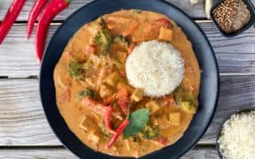 Rotes Thai Curry vegan