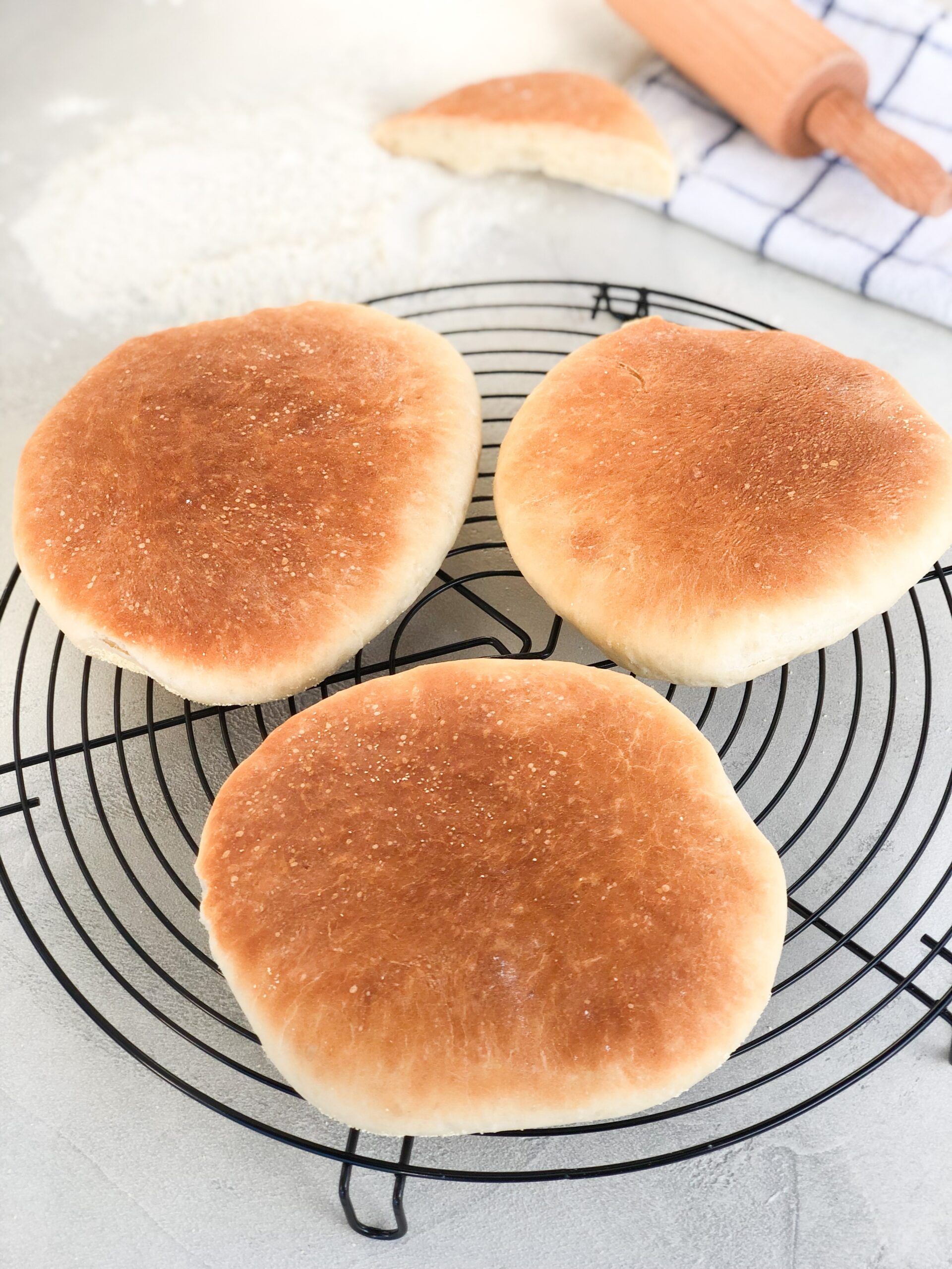 veganes Dönerbrot (Falafelbrot) selber backen