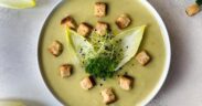 leckerste Chicorée-Kartoffel Suppe, vegan