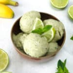 Virgin Mojito Nice Cream - gesunde Eiscreme selber machen (vegan und industriezuckerfrei)
