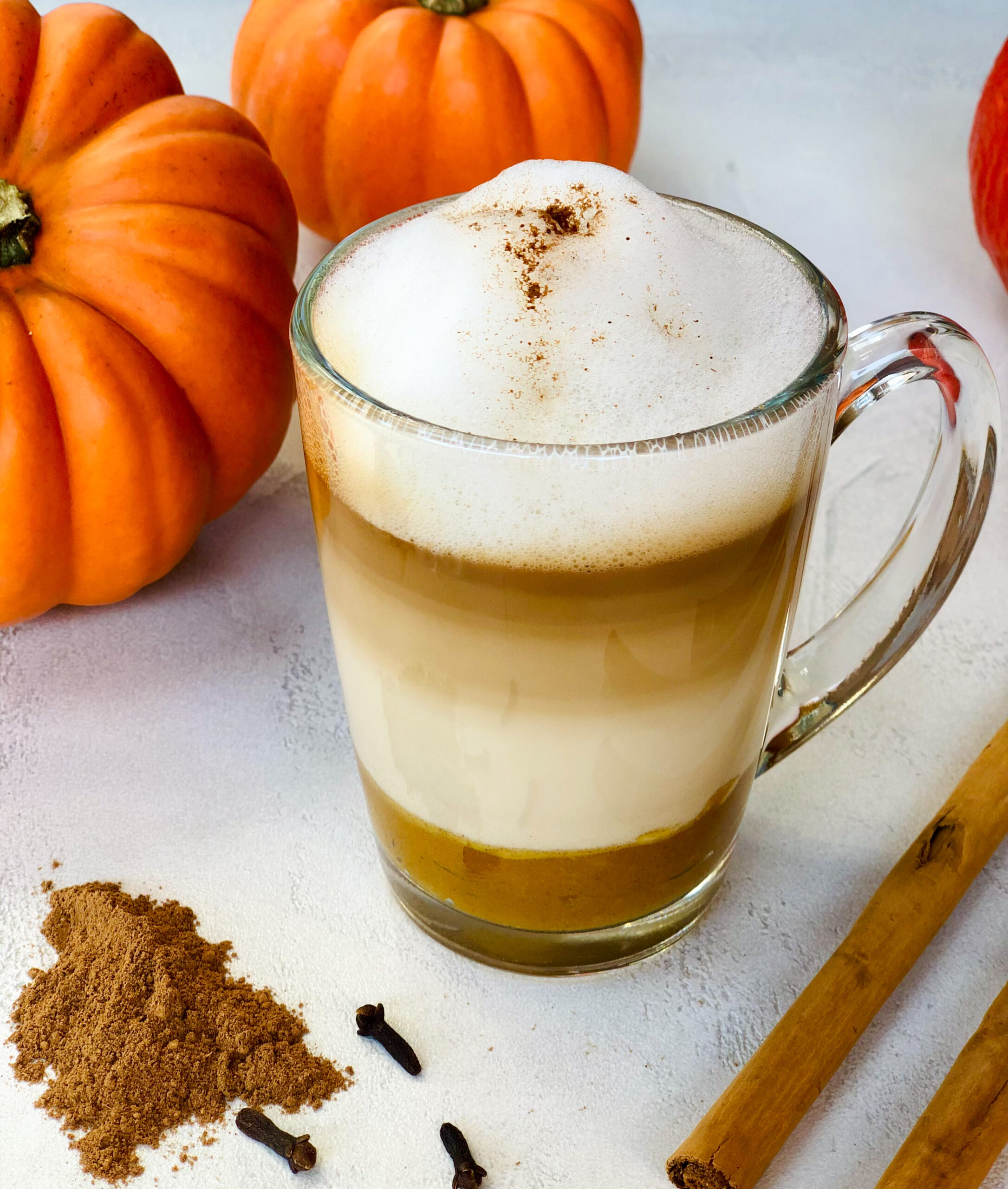 Pumpkin Spice Latte, vegan (mit selbst-gemischtem Pumpkin Spice)