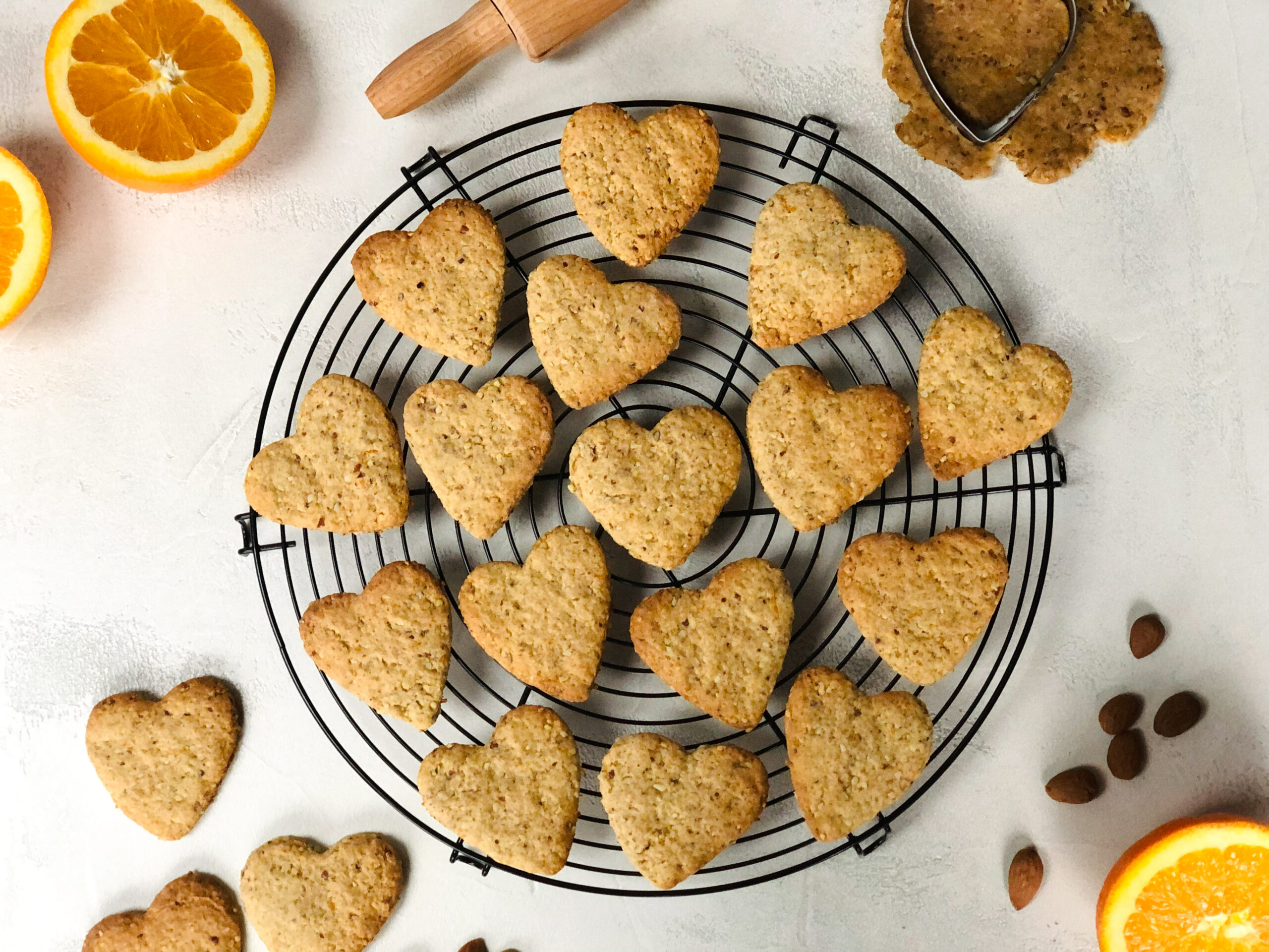 gesunde Orangen Kekse backen (vegan und zuckerfrei)